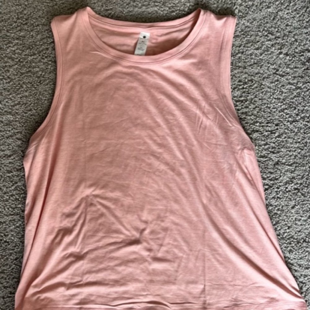 Yogalicious Pink Muscle Tank Top